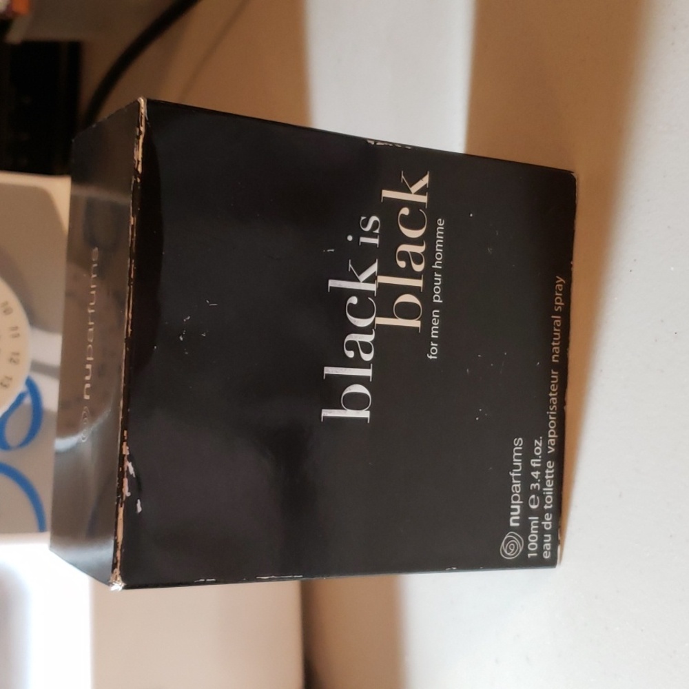 black is black for men nuparfums de TOILETTE natural spray